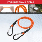WORKPRO 24" Bungee Cords with Hooks, 4 Pack Heavy Duty Outdoor Bungee Strap