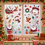 Holiday Window Clings for Home Decorations (Romantic)