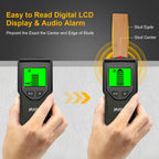 Stud Finder, Upgranded Wood and Metal Stud Detector, Live Wire Detection