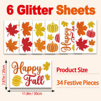 Christmas Window Clings for Glass Windows, Stickers for Window Decorations