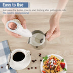 SIMPLETASTE Milk Frother Handheld Electric Foam Maker Battery Operated