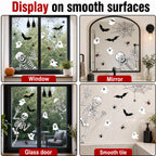 Holiday Window Clings for Home Decorations (Romantic)