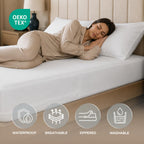 Utopia Bedding Twin Size Mattress Protector Zippered, 100% Waterproof
