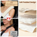 Amooca 2 Pack Seat Belt Covers Soft Shoulder Pad for Cars & Backpack