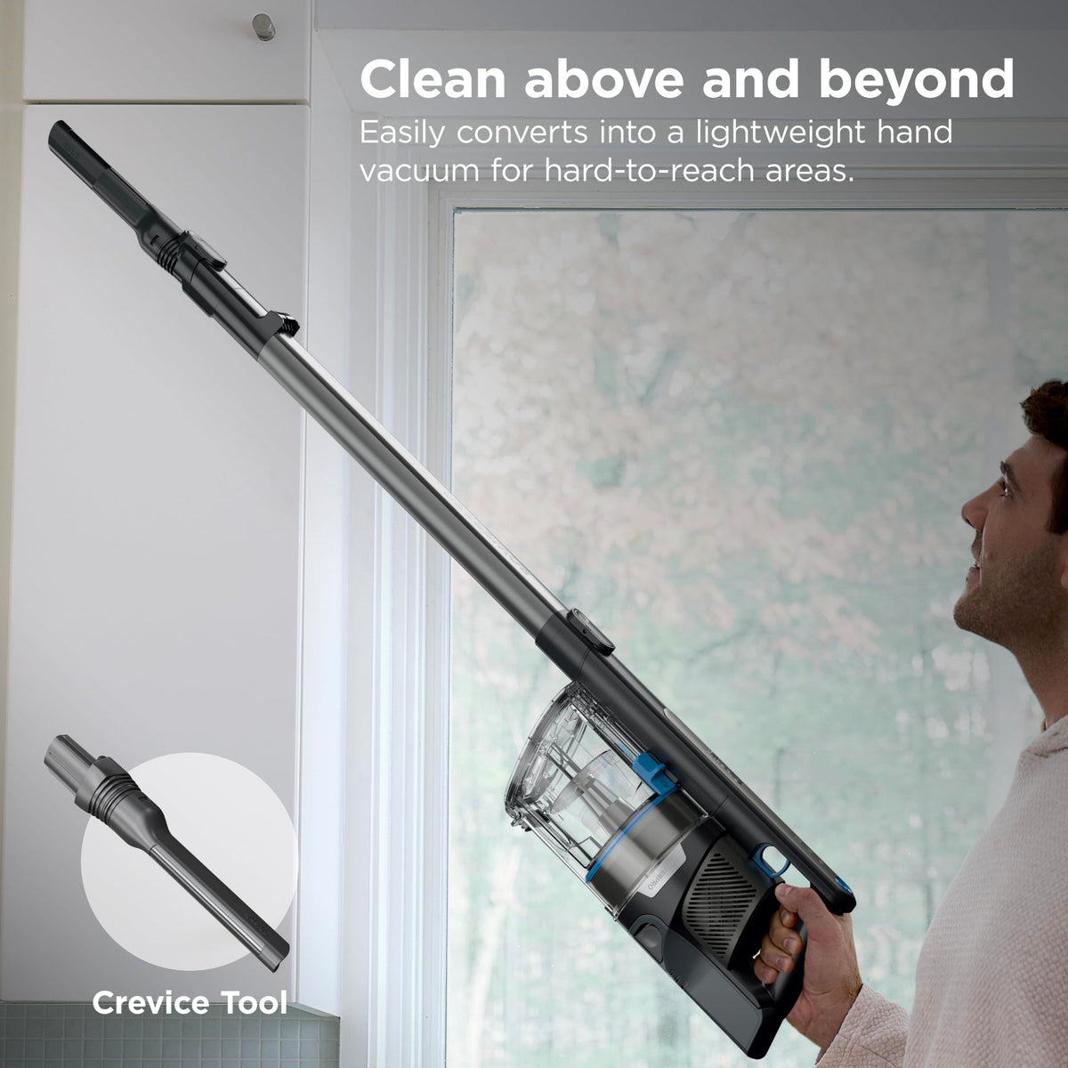 Shark Pet Cordless Stick Vacuum, 40-Min Runtime, Lightweight, Grey, IX141