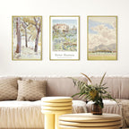 upsimples 12x16 Poster Frame, Easy Slide-In Assembly, White, 3 Pack