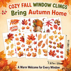 Christmas Window Clings for Glass Windows, Stickers for Window Decorations