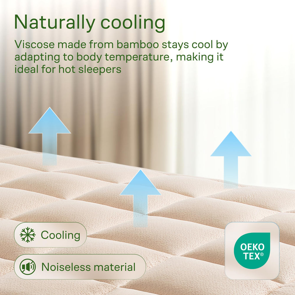 Niagara Sleep Solution Queen Ultra Soft Mattress Topper — Back Pain Relief