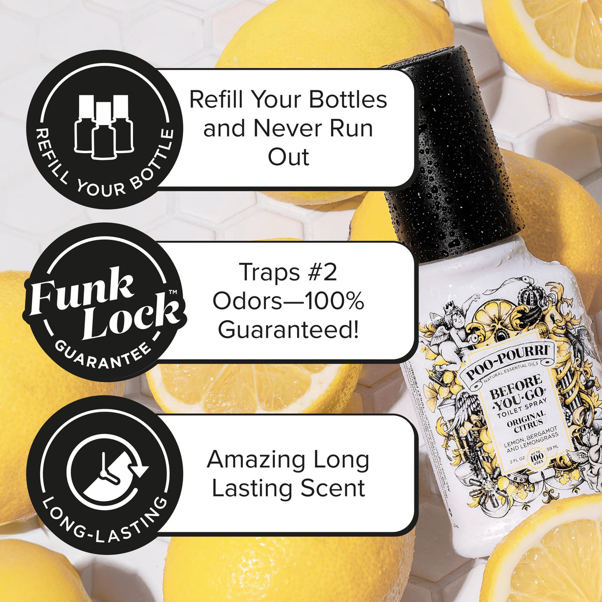 Poo-Pourri Before-You-Go Toilet Spray, Original Citrus, 2 Fl Oz