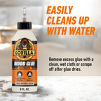 Gorilla Ultimate Waterproof Wood Glue, Natural Color, 8 oz