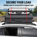 WORKPRO 24" Bungee Cords with Hooks, 4 Pack Heavy Duty Outdoor Bungee Strap