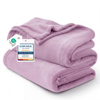 Bedsure GentleSoft Fleece Blanket Twin Size Camel - 300GSM Lightweight Plush Fuzzy Cozy Soft Warm Blanket for Bed, Sofa, Couch, Travel, Camping, 60x80 inches