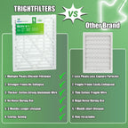 TRIGHTFILTERS 14x20x1 Air Filter 4 Pack, MERV 8 Filter Replacement