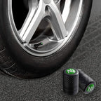 CKAuto Tire Valve Stem Caps, Aluminum Black, 4 pcs/Pack