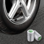 CKAuto Tire Valve Stem Caps, Aluminum Black, 4 pcs/Pack