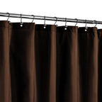 N&Y HOME Fabric Shower Curtain or Liner with Magnets, Coral