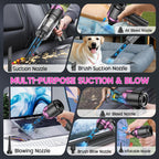 KMM Handheld Car Vacuum Cleaner, Hand Held Vacuum Cleaner and Air Duster