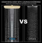 Rain Shower Head with Handheld Showerhead, Chrome 1.8GPM 460311