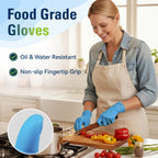 SWIFTLITE Blue Nitrile Gloves Disposable Latex Free, Food Safe
