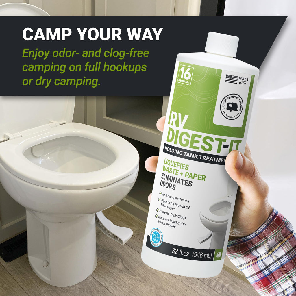 Unique RV Digest-It Liquid RV Holding Tank Treatment Gallon
