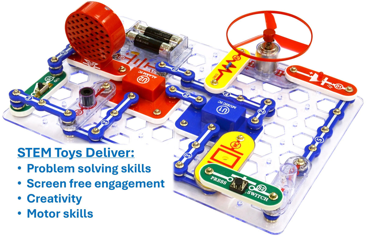 SNAP CIRCUITS Classic SC-300 STEM Electronics Kit, 300+ Projects, Ages 8+