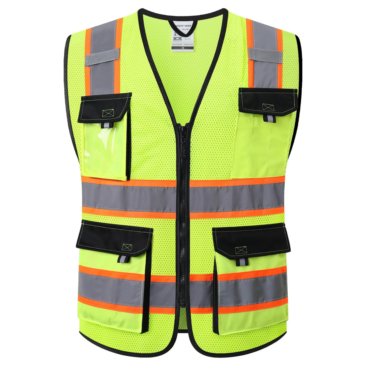 JKSafety Safety Vest for Men Women Hi Vis Reflective Vest JK220 PurpleB S