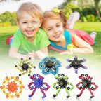 Transformable Fidget Spinners,9PCS Funny Sensory Fidget Toys for Kids