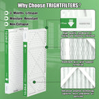 TRIGHTFILTERS 14x20x1 Air Filter 4 Pack, MERV 8 Filter Replacement