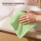 Utopia Towels 12 Pack Washcloths, 12x12 in, 100% Cotton, Beige