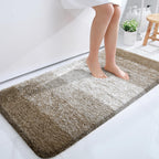 OLANLY Small Bathroom Rugs 24x16, Extra Soft Absorbent Microfiber Bath Rugs