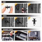 GOOACC 238Pcs Auto Trim Removal Tool and Push Pin Retainer Clip Set