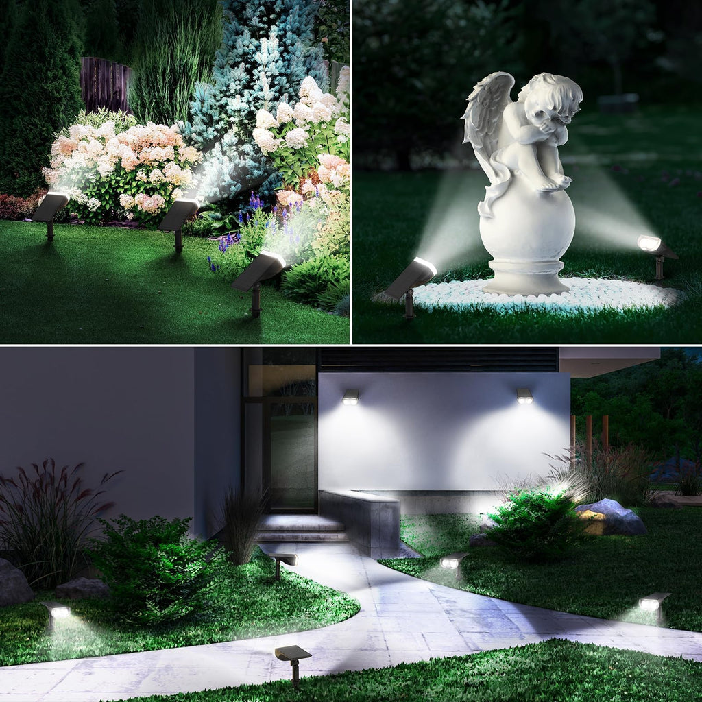 Linkind Halloween Solar Lights Outdoor Spotlight Waterproof RGB 2 Pack