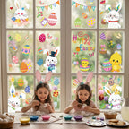 Holiday Window Clings for Home Decorations (Romantic)
