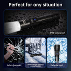 TrixHub Rechargeable Flashlights 3 Pack Super Bright High Lumens Flashlight