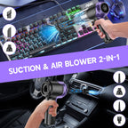 KMM Handheld Car Vacuum Cleaner, Hand Held Vacuum Cleaner and Air Duster