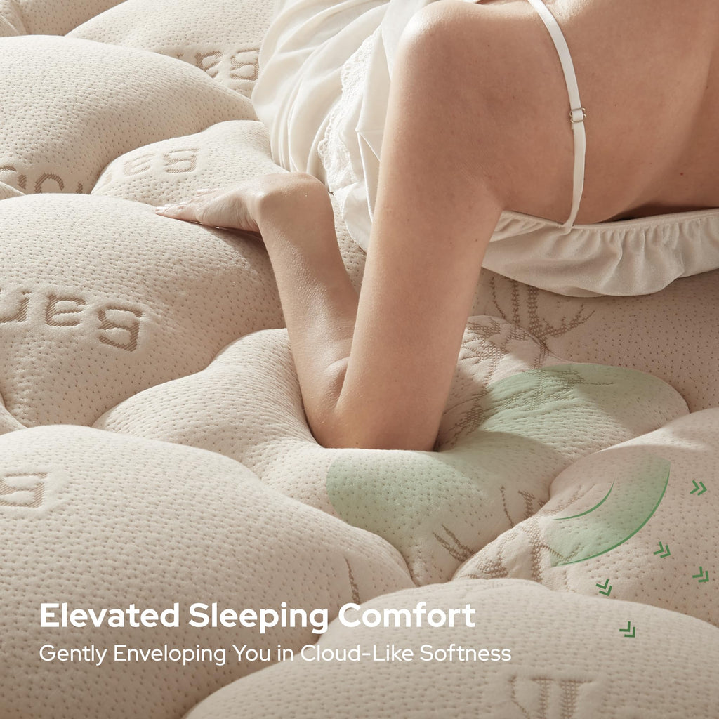 BEDLORE Twin Mattress Topper, Thick Soft Pillow Top Bed Topper
