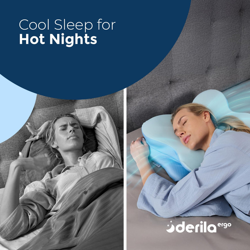 Derila Ergo Thermal Pillow Cover for Cervical Neck Pillow