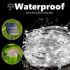 Joomer Solar Fairy Lights, 2-Pack Total 80FT 240LED String Lights, White