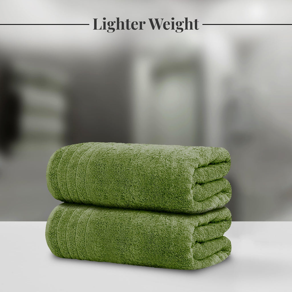 Tens Towels 4 Piece Extra Large Bath Towels 30 x 60 Inches, Dark Grey