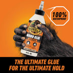 Gorilla Ultimate Waterproof Wood Glue, Natural Color, 8 oz