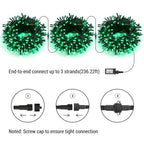 Brizled LED Halloween Lights Indoor Outdoor Orange & Purple String Light