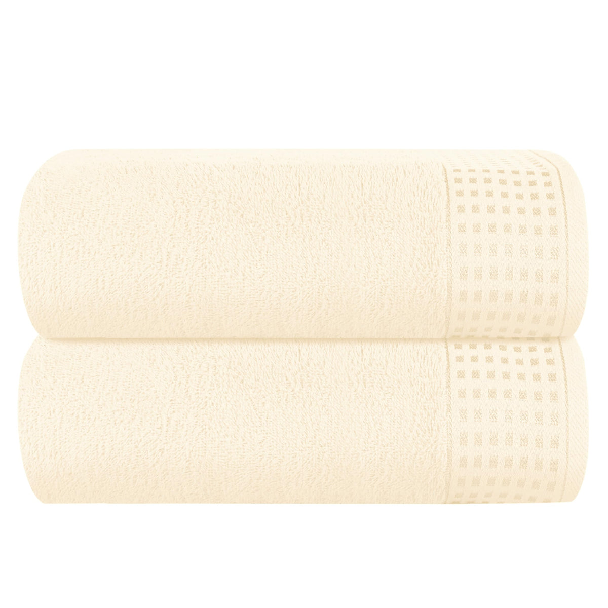 GLAMBURG Ultra Soft 4 Pack Oversized Bath Towel Set 27x54 inches, 100% Cotton Bath Towels, Highly Absorbant Compact Quickdry & Lightweight Towel, Ideal for Gym Travel Camp Pool - Charcoal Grey