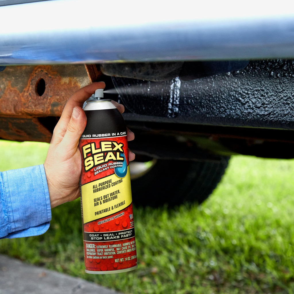Flex Seal Spray Rubber Sealant Coating, Waterproof, Clear, 17 oz, 2-Pack
