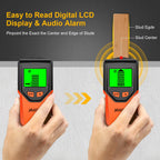 Stud Finder, Upgranded Wood and Metal Stud Detector, Live Wire Detection