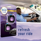 Febreze Car Vent Clip, Downy Calm Scent, 2 Count, 0.13 oz Total
