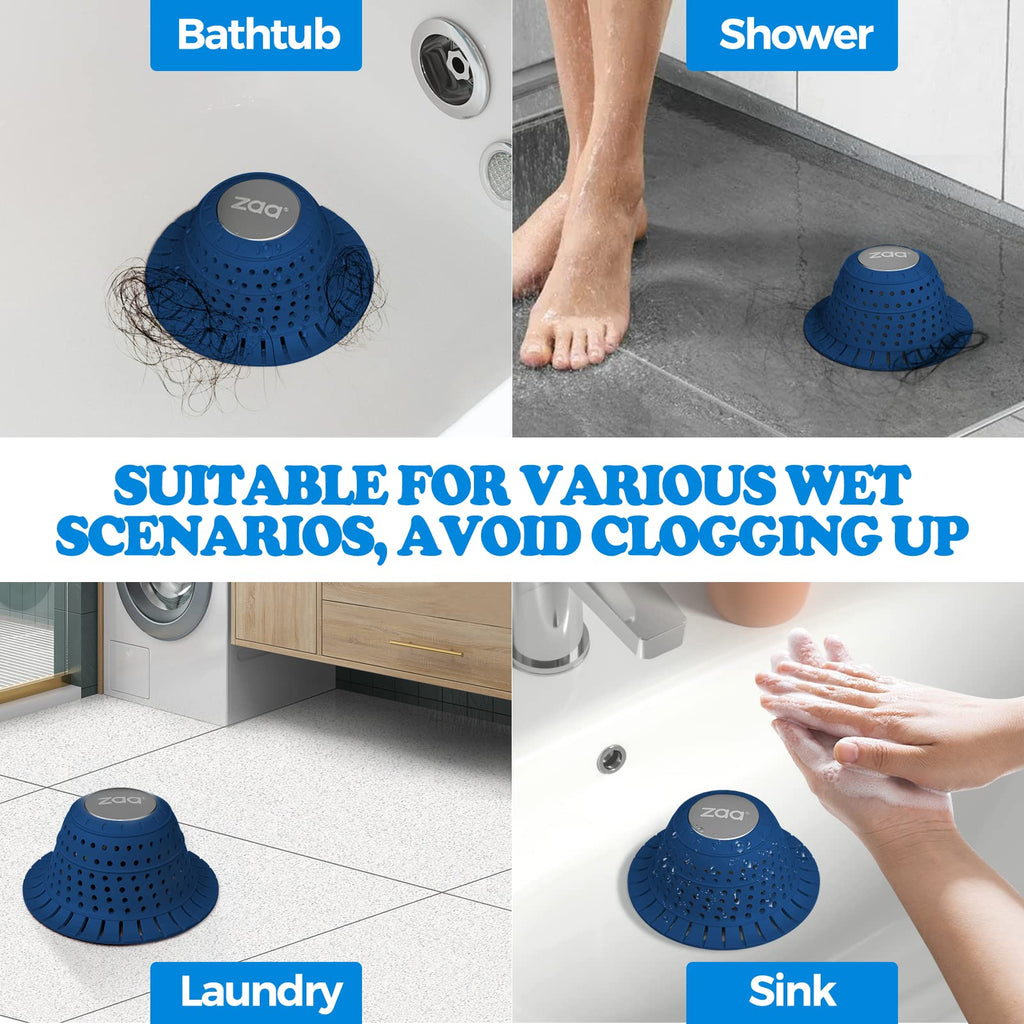 zaa Shower Drain Hair Catcher Bathtub Drain Strainer Sink Drain Protector