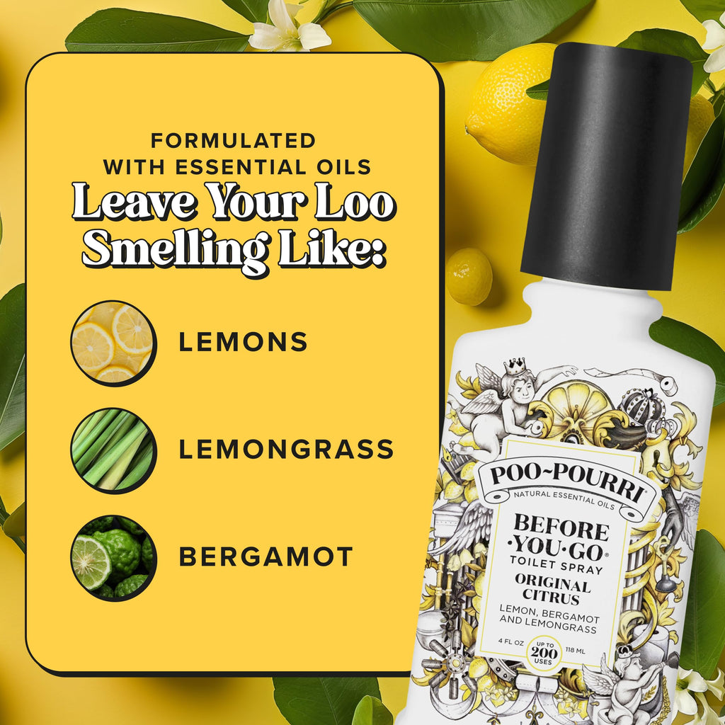 Poo-Pourri Before-You-Go Toilet Spray, Original Citrus, 2 Fl Oz