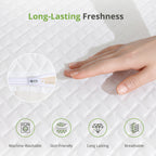 EGOHOME Twin Mattress 14 Inch, Green Tea Memory Foam Mattress, Medium Plush