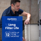 Genuine AprilAire 213 Replacement Filter for AprilAire Whole-House Air Purifiers - MERV 13, Healthy Home Allergy, 20x25x4 Air Filter (Pack of 2)