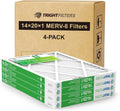 TRIGHTFILTERS 14x20x1 Air Filter 4 Pack, MERV 8 Filter Replacement